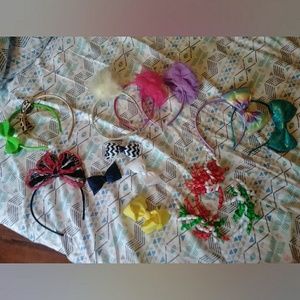 Bundle of Little Girl Hair Bows & Headbands